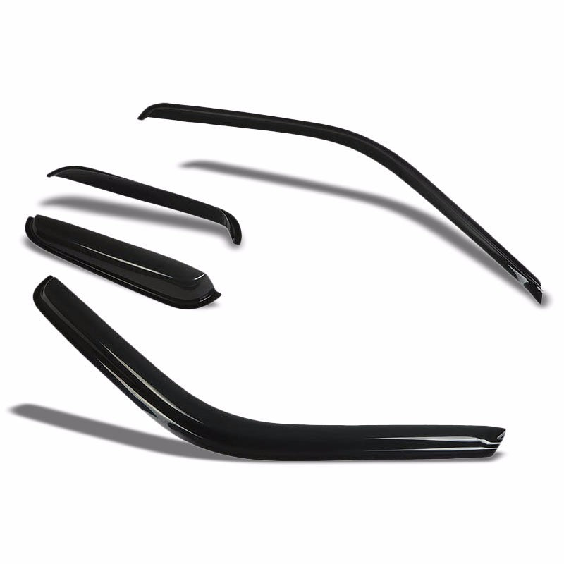 Tinted Side Window Rain Vent Deflectors Visors for 88-99 C/K-series Extend Cab