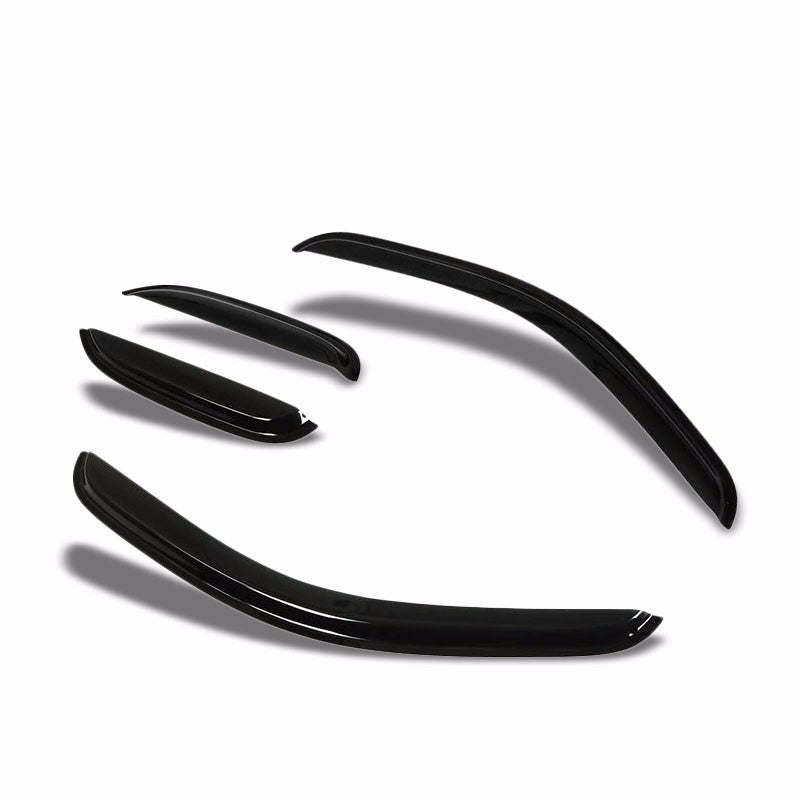 Smoke Tinted Side Window Wind/Rain Vent Deflectors Visors for 07-13 Silverado