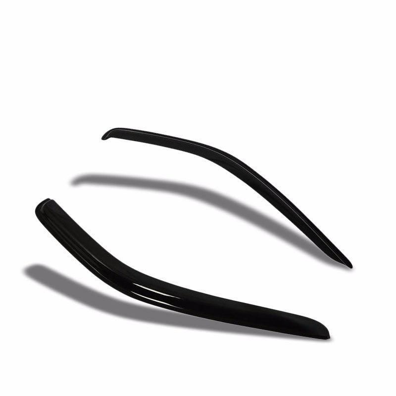 Tinted Side Window Wind/Rain Deflector Visor Guard for 05-10 Dakota Extend Cab