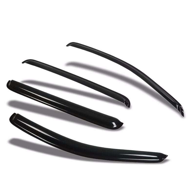Smoke Tinted Side Window Wind/Rain Vent Deflector Visors Guard for 04-09 Durango