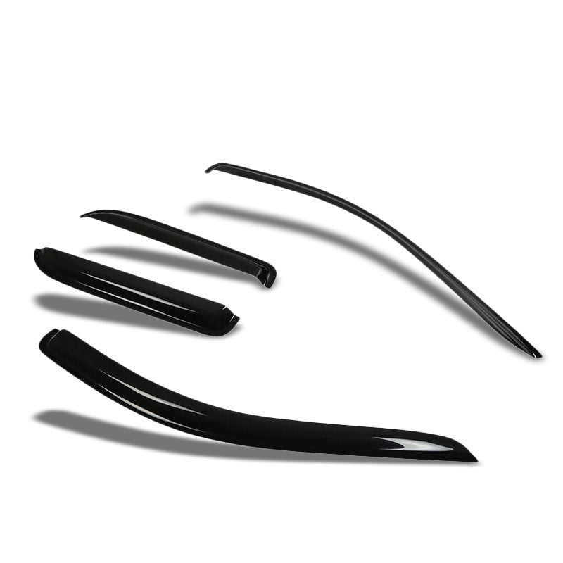 Tinted Side Window Wind/Rain Deflector Visors Guard for 03-09 Dodge RAM Crew Cab