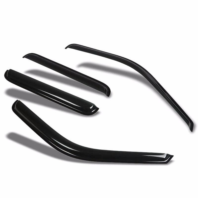 Tinted Side Window Wind/Rain Deflector Visor for 99-16 F-250 SD Super Crew Cab