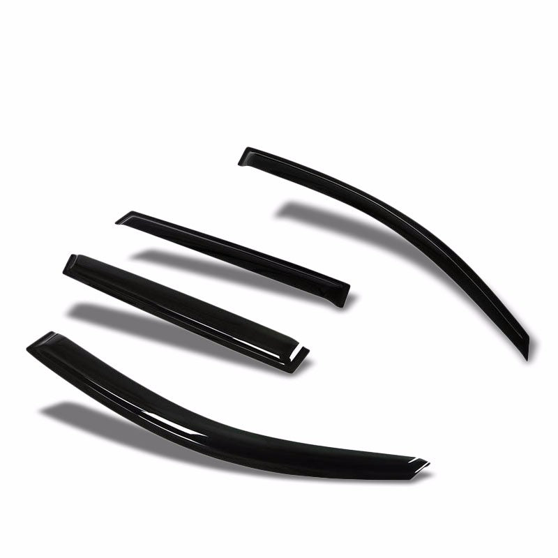 Smoke Tinted Side Window Rain Deflectors Visors Guard For Toyota 06-12 RAV4 XA30
