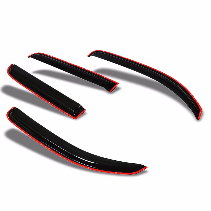 Tinted Side Window Wind/Rain Vent Deflector Visors Guard for Chevy 06-11 HHR 5DR