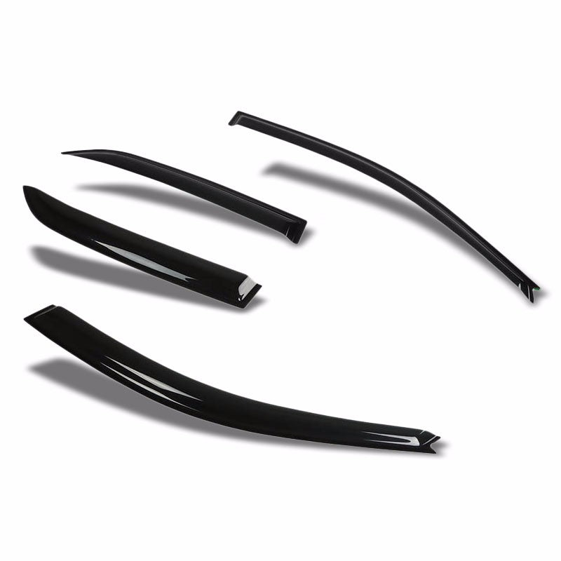 Tinted Side Window Wind/Rain Vent Deflector Visor Guard for Mit 02-07 Lancer 4DR