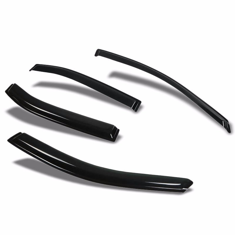 Tinted Side Window Wind/Rain Vent Deflectors Visors Guard for 06-12 Fusion/MKZ
