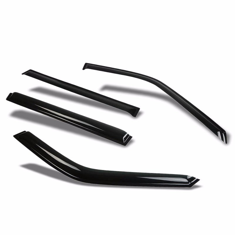 Smoke Tinted Side Window Wind/Rain Vent Deflectors Visors Guard for Suzuki XL-7