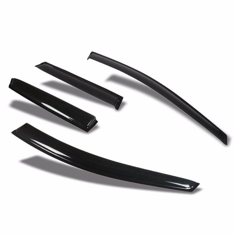 Smoke Tinted Side Window Wind/Rain Vent Deflectors Visors Guard for Mazda CX-7