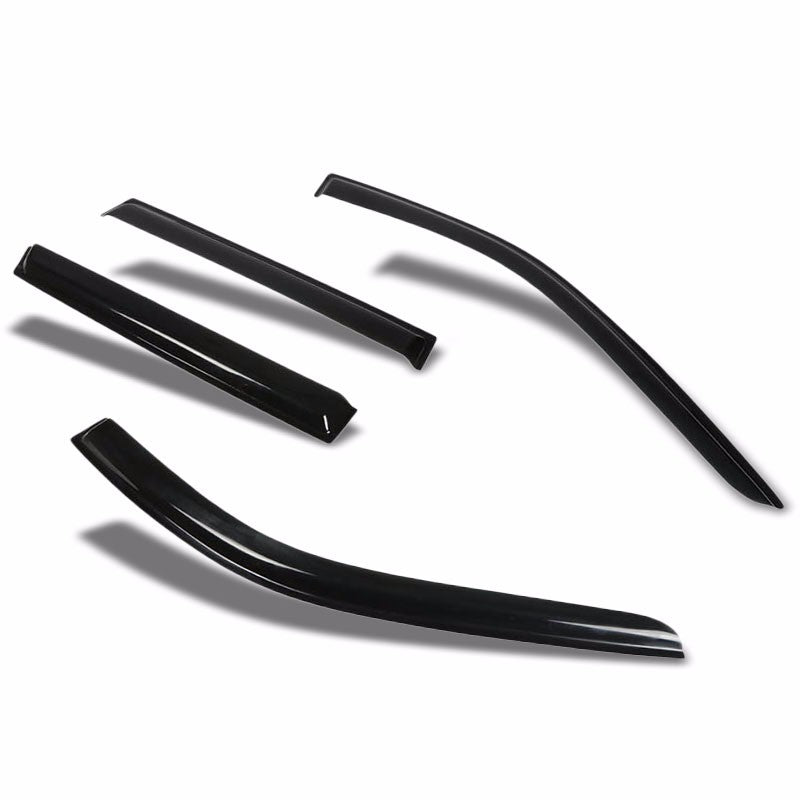 Smoke Tinted Side Window Wind/Rain Vent Deflector Visors for Jeep Grand Cherokee