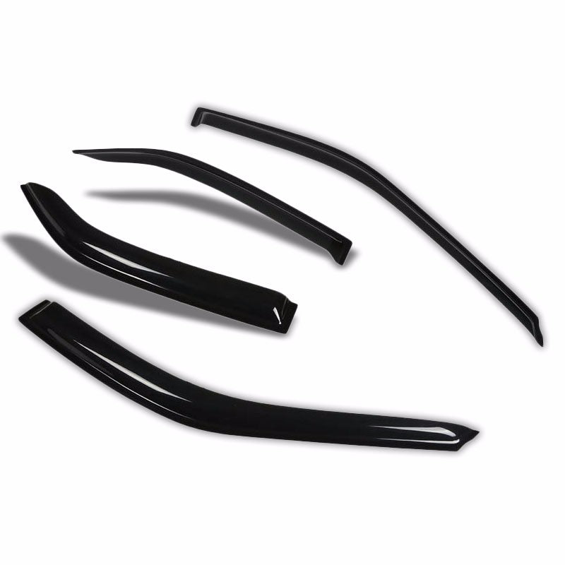 Smoke Tinted Side Window Wind/Rain Vent Deflectors Visors Guard for 97-01 Mirage