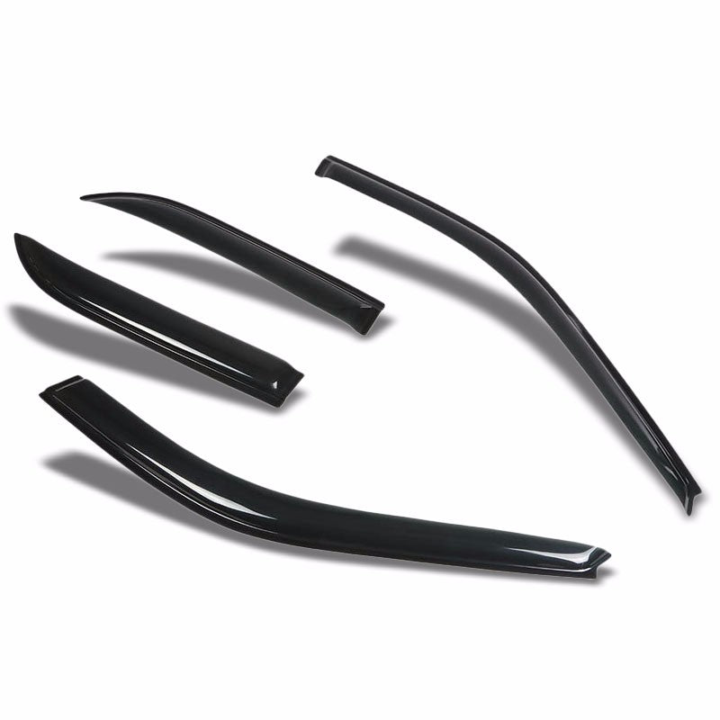 Smoke Tinted Side Window Wind/Rain Vent Deflectors Visor Guard for Honda Civic