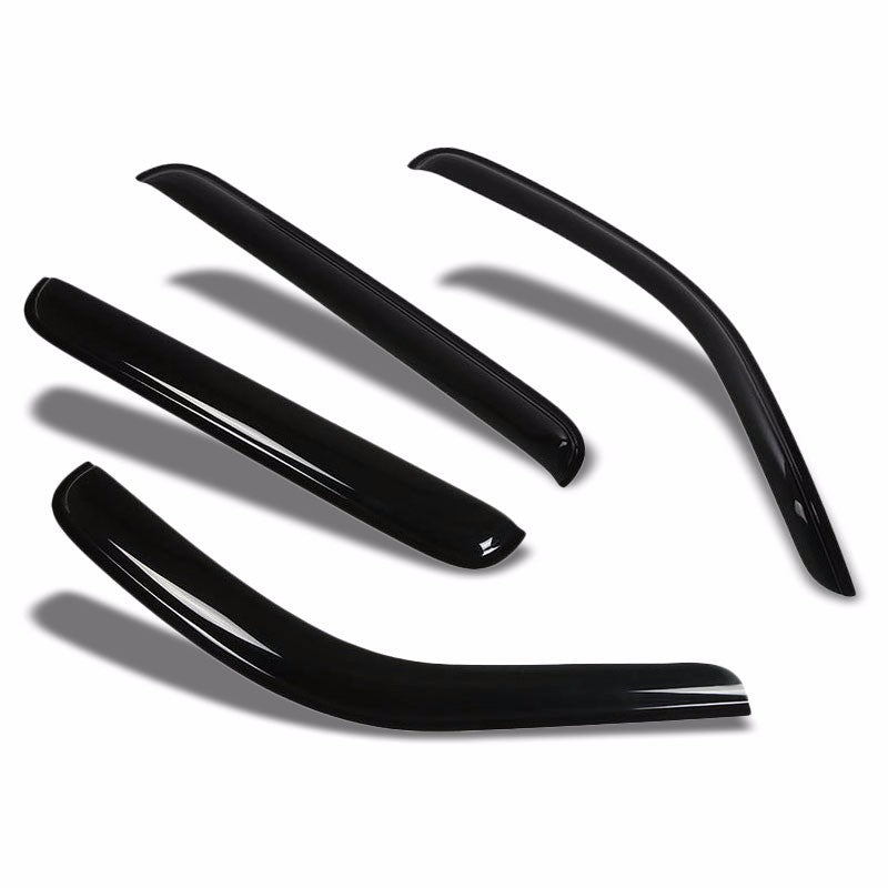 Smoke Tinted Side Window Wind/Rain Vent Deflectors Visors for 08-12 Liberty 4DR