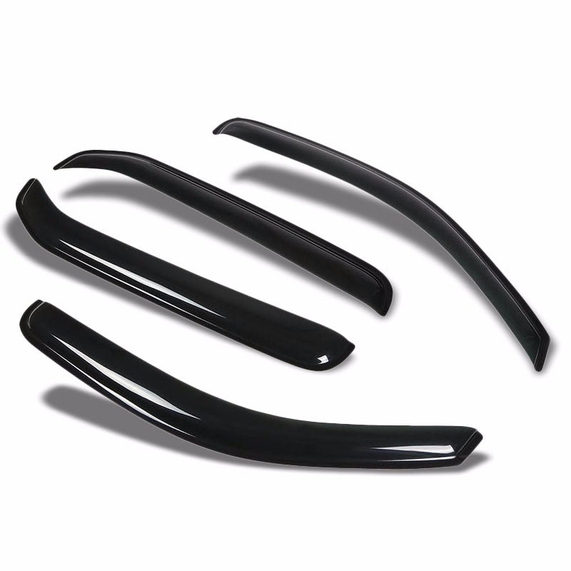 Smoke Tinted Side Window Wind/Rain Vent Deflector Visors Guard for 05-15 Xterra