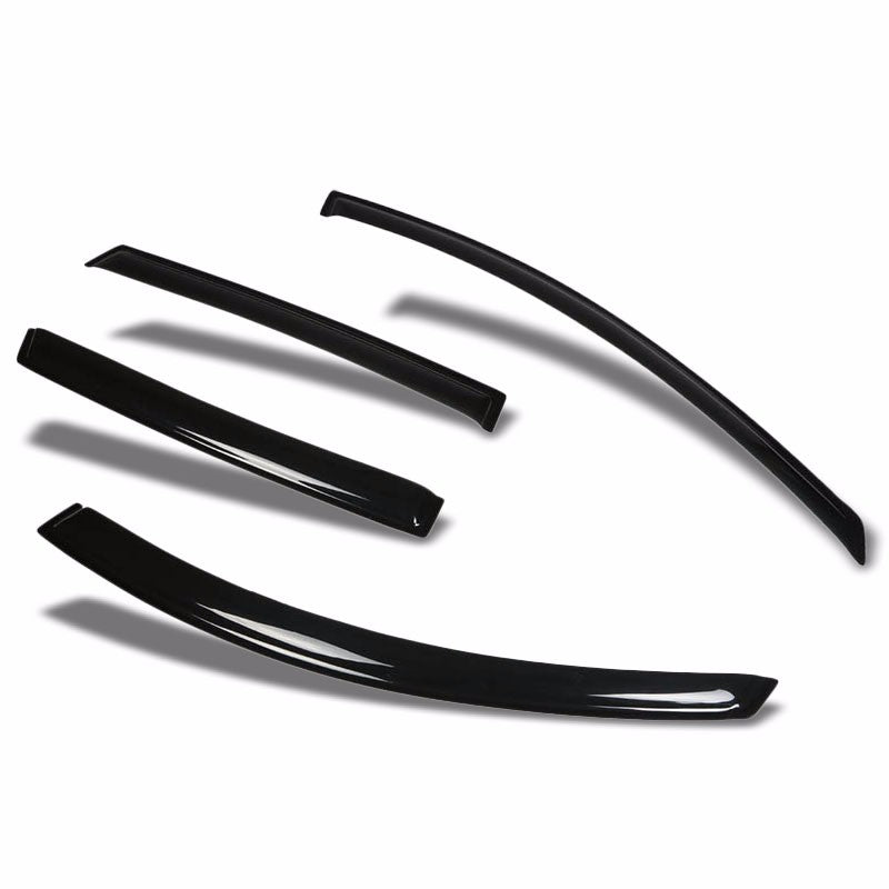 Smoke Tinted Side Window Wind/Rain Vent Deflectors Visors Guard for Saturn Vue