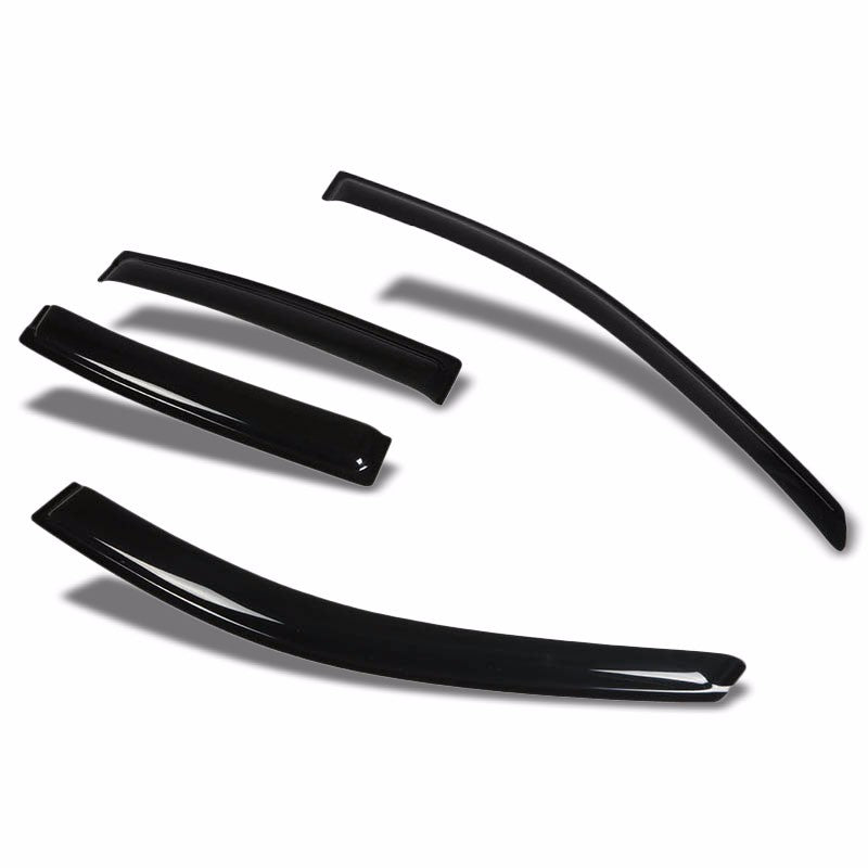 Smoke Tinted Side Window Rain Deflectors Visors Guard For 00-05 Echo XP10 Sedan