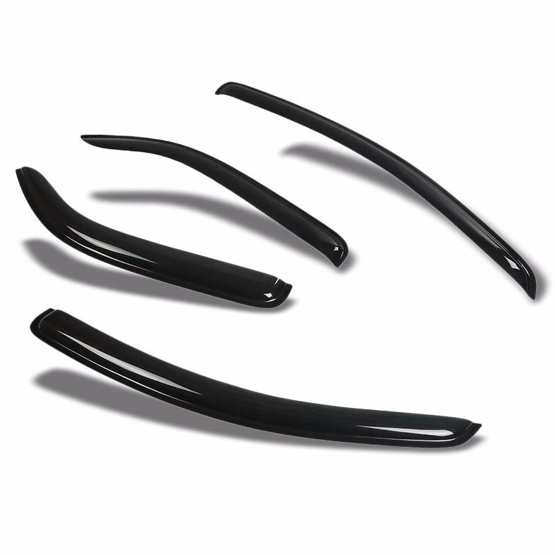 Smoke Tinted Side Window Wind/Rain Vent Deflectors Visors Guard for 04-06 Aveo