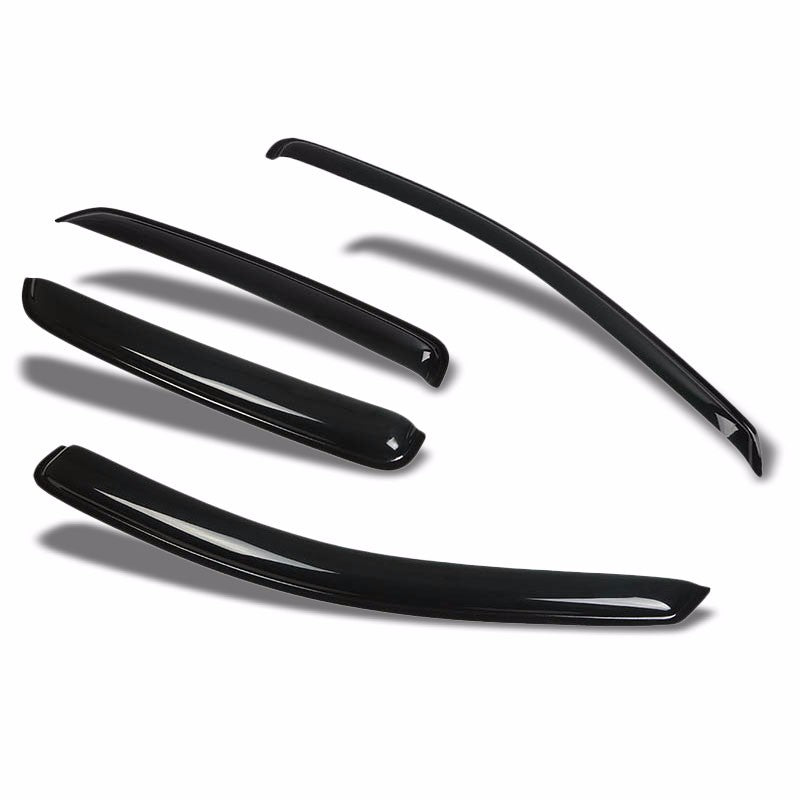 Smoke Tinted Side Window Wind/Rain Vent Deflectors Visors Guard for Ford Taurus