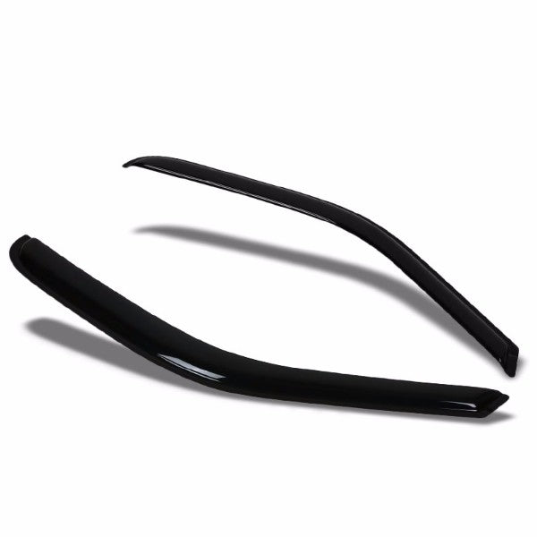 Smoke Tinted Side Window Wind/Rain Vent Deflectors Visor Guard for Toyota Tundra