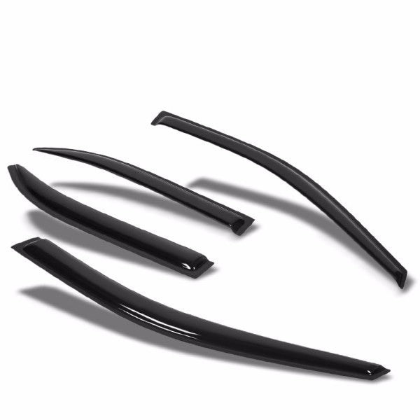 Smoke Tinted Side Window Wind/Rain Vent Deflector Visor Guard for Toyota Corolla