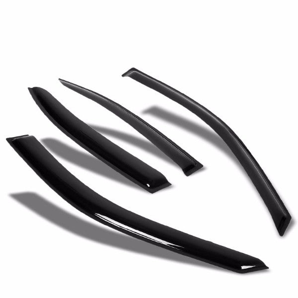 Smoke Tinted Window Wind/Rain Vent Deflectors Visors for 01-06 Hyundai Elantra
