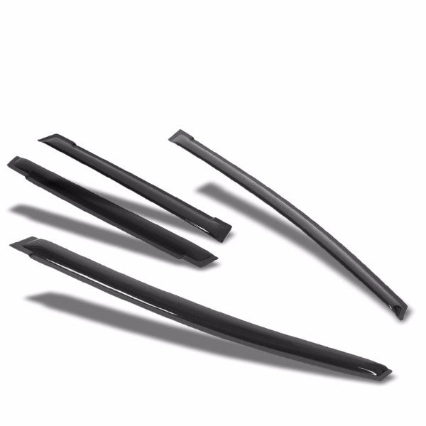 Smoke Tinted Side Window Wind/Rain Vent Deflectors Visors Guard for Honda Fit