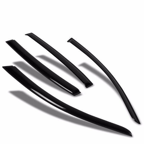 Smoke Tinted Side Window Wind/Rain Vent Deflectors Visors for Hyundai Genesis