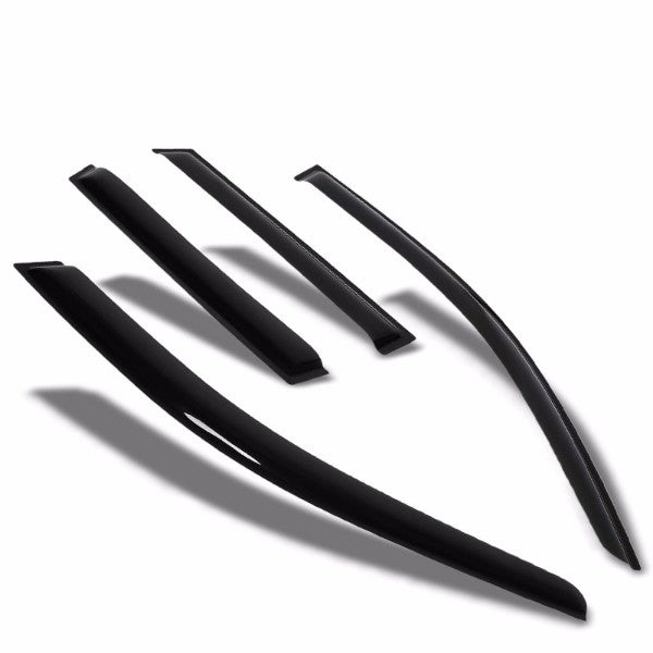 Smoke Tinted Side Window Wind/Rain Vent Deflectors Visors for Mitsubishi Montero