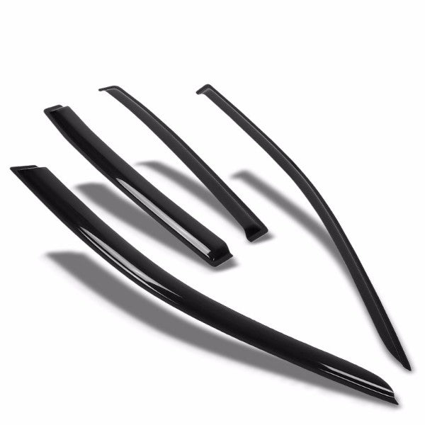 Smoke Tinted Side Window Wind/Rain Vent Deflectors Visors Guard for Ford Taurus