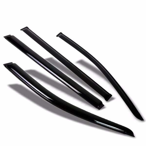 Smoke Tinted Side Window Wind/Rain Vent Deflector Visors for Dodge Grand Caravan