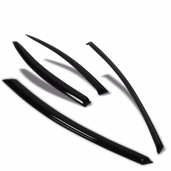 Smoke Tinted Side Window Wind/Rain Vent Deflectors Visors Guard for Dodge Neon