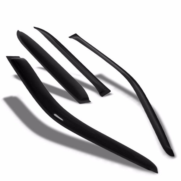 Smoke Side Window Visors Vent Deflector for 99-04 Tracker/Grand Vitara/Vitara