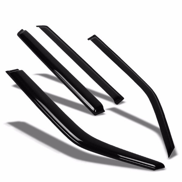 Smoke Tinted Side Window Wind/Rain Vent Deflectors Visors Guard for Nissan Juke