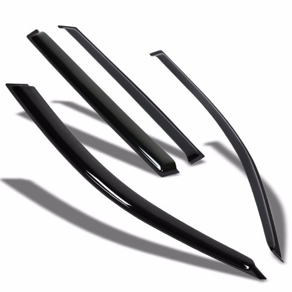 Smoke Tinted Side Window Wind/Rain Vent Deflectors Visor Guard for Toyota Rav4