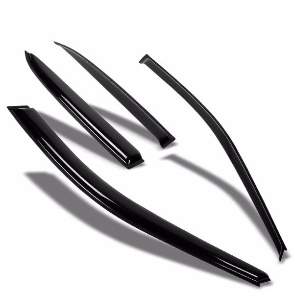 Smoke Tinted Side Window Wind/Rain Vent Deflectors Visor for Chrylser PT Cruiser