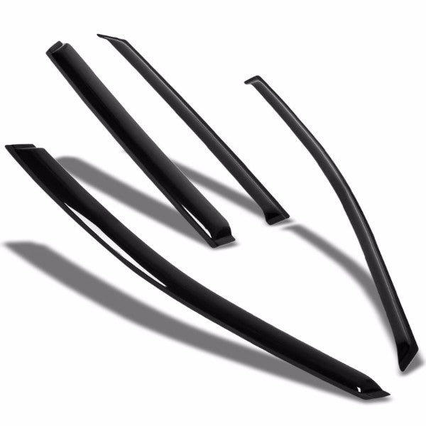 Smoke Tinted Side Window Wind/Rain Vent Deflectors Visors for Hyundai Santa Fe
