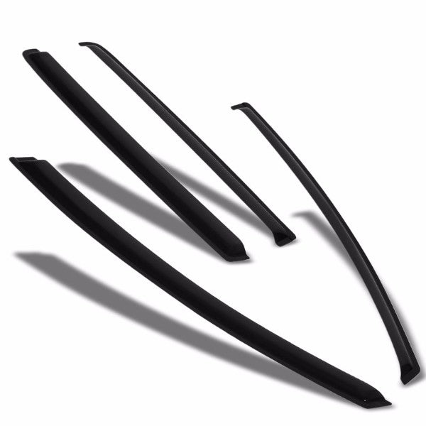 Smoke Tinted Side Window Wind/Rain Vent Deflectors Visors Guard for Toyota Yaris