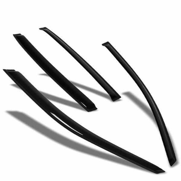 Smoke Tinted Window Wind/Rain Vent Deflector Visors Guard for 04-08 Malibu Sedan