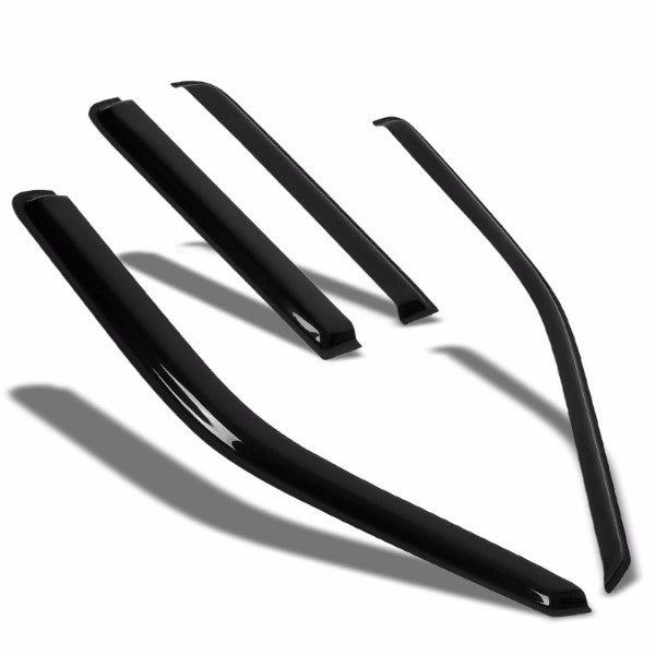 Smoke Tinted Side Window Wind/Rain Vent Deflectors Visors Guard for VW Jetta
