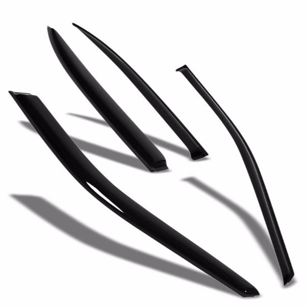Smoke Tinted Side Window Wind/Rain Vent Deflectors Visors Guard for Nissn Maxima