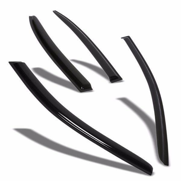 Smoke Tinted Window Wind/Rain Vent Deflector Visor Guard for 11-16 Jetta Sedan