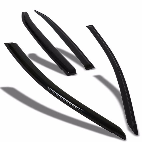 Smoke Tinted Window Wind/Rain Vent Deflectors Visors Guard for 14-18 Corolla
