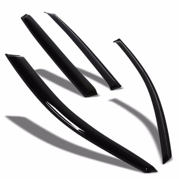 Smoke Tinted Side Window Wind/Rain Vent Deflector Visors Guard for Infiniti FX35