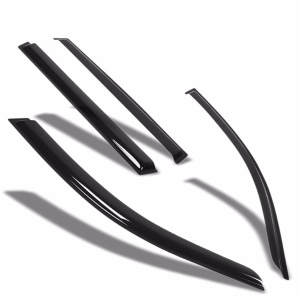 Smoke Tinted Side Window Wind/Rain Vent Deflector Visors Guard for BMW 11-17 X3