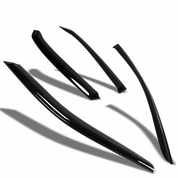 Smoke Tinted Window Wind/Rain Vent Deflectors Visors Guard for Volvo 99-06 S80