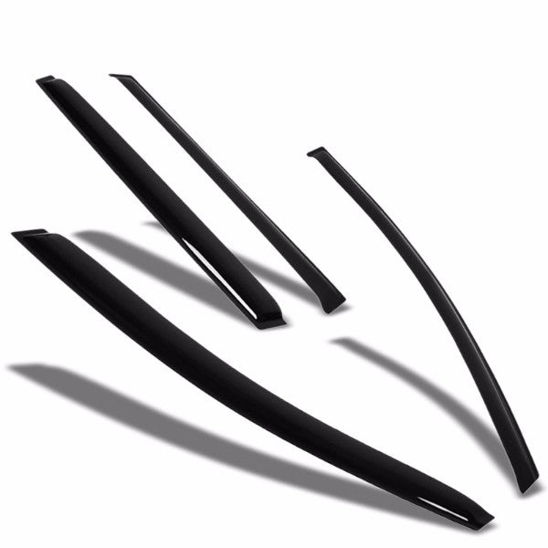 Smoke Tinted Side Window Wind/Rain Vent Deflector Visors Guard for Volvo XC70