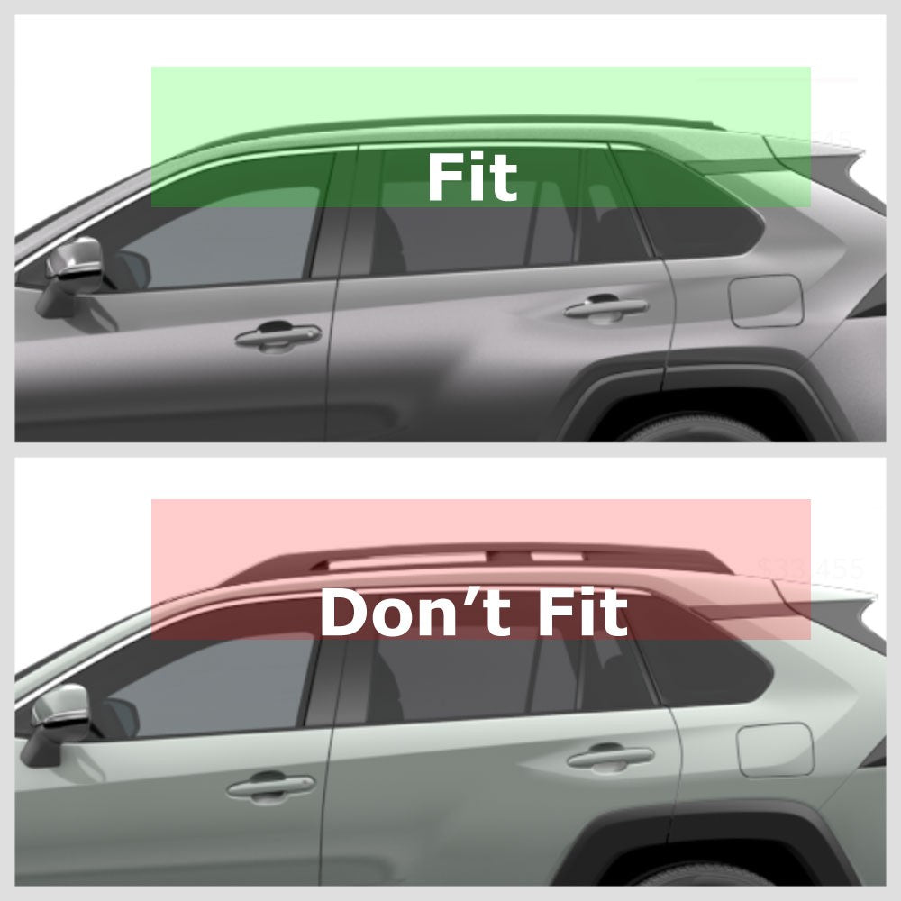 Roof Rack Crossbar Bracket Mount Cargo Luggage For 19+RAV4 LE SE XLE XSE Limited