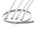 BFC-ZTIE-12-5-SL Silver 5PCs Stainless Steel 12" Length Zip Ties Cable (Exhaust/Pipe/Wrapping)