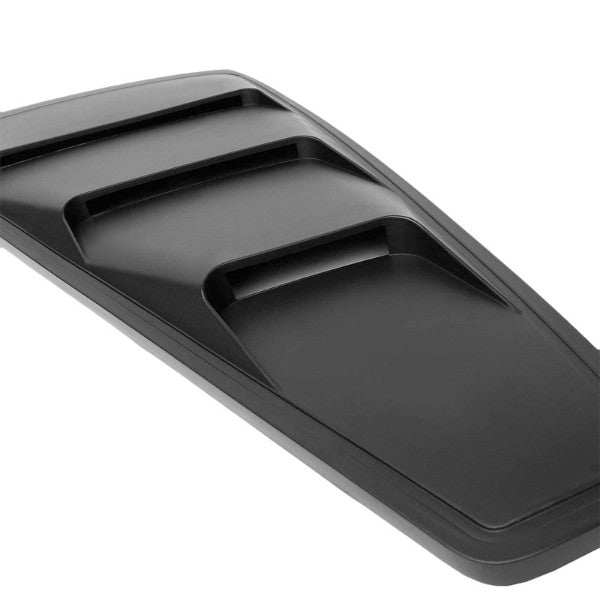 2PC Rear Matte Black Window Louver Side Scoop Cover For 05-14 Ford Mustang Coupe