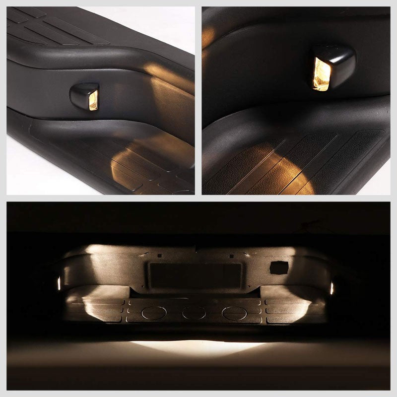 Black Rear Replacement Step Bumper For 99-06 Chevrolet Silverado 1500 Fleetside
