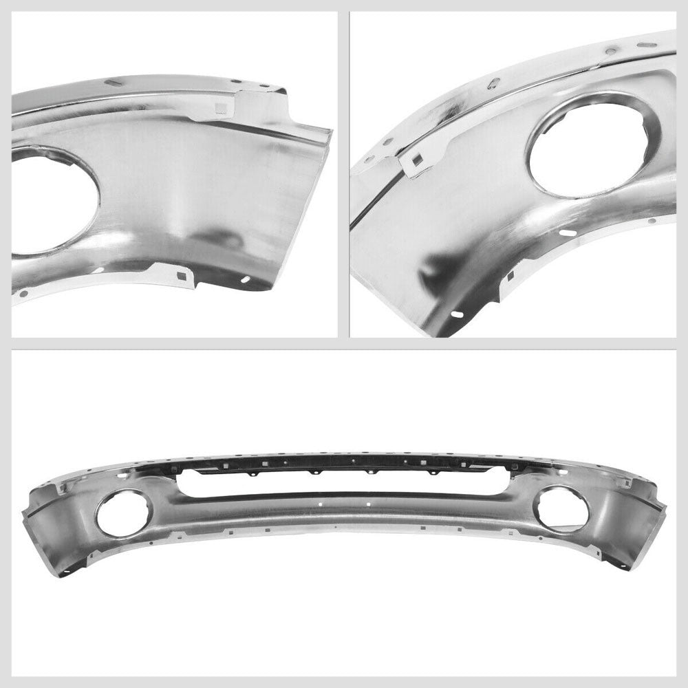 Bolt-On Steel Chrome Front Bumper For Dodge 02-08 Ram 1500/03-09 Ram 2500 3500